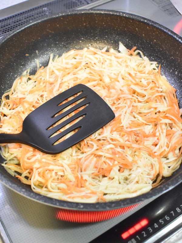 じゃがいもと人参のぺったん焼き (4)