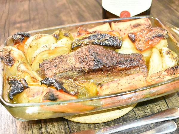 牛バラと野菜のシーズニンググリル (2)