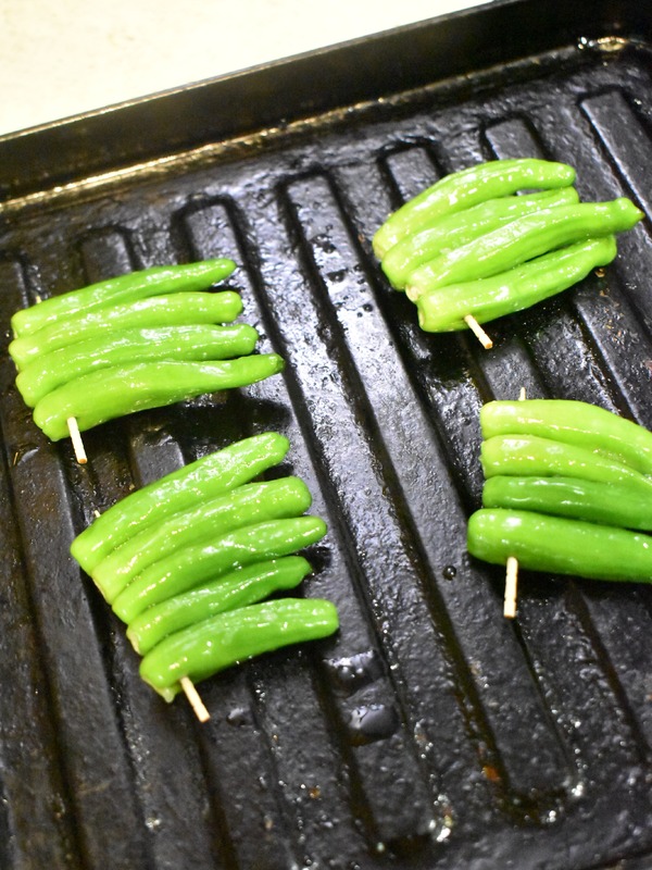 しし唐のやみつき焼き (4)