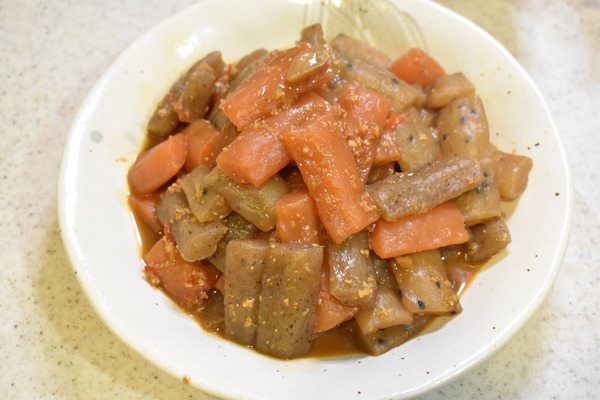 こんにゃくのピリ辛味噌煮 (8)