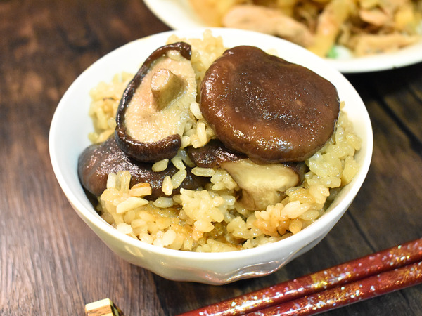 ゴロゴロ椎茸の炊き込みご飯 (2)