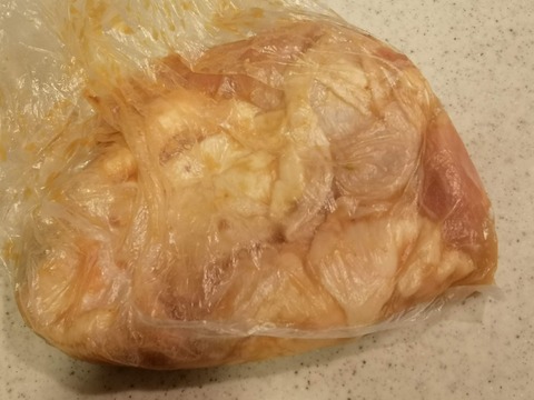 鶏もも肉の味噌漬け (2)