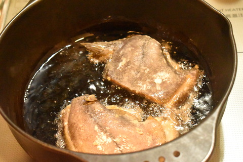 赤カレイの唐揚 (6)