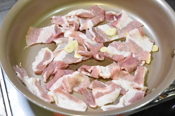 豚ばら肉と白菜の味噌炒め (3)