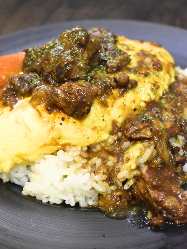 ビーフシチュー風オムライス (1)