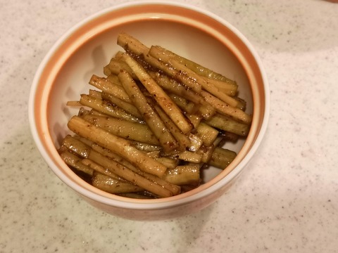 唐辛子きんぴらごぼう (7)