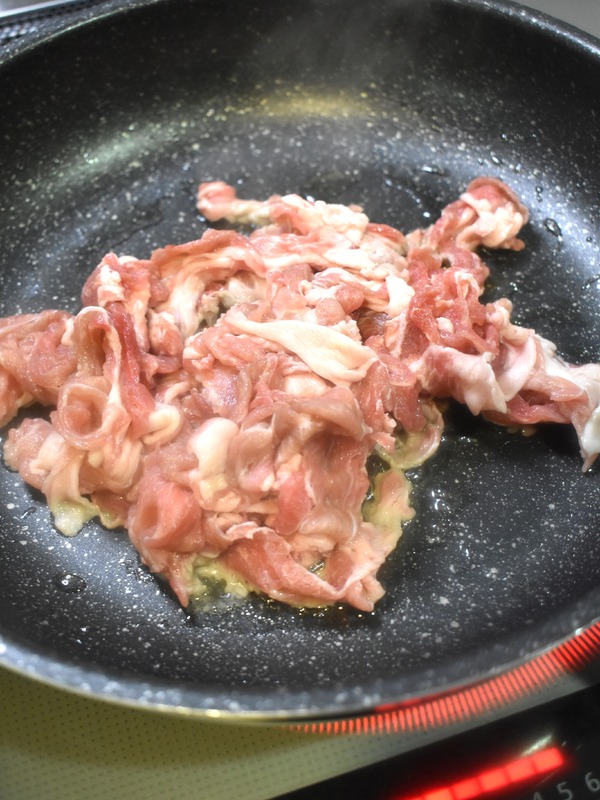 吉野家の生姜焼きのたれを使ってみた (4)