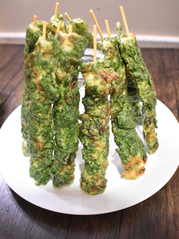 ちくわの磯部揚げでツリー (8)