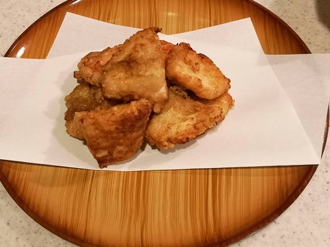鮭の味噌唐揚 (8)