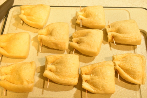 油揚げの豆腐詰め (7)