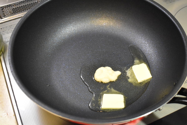 椎茸のにんにくバター醤油炒め (3)