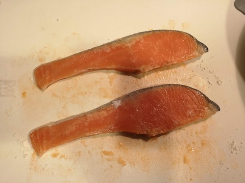 鮭の照焼き (2)