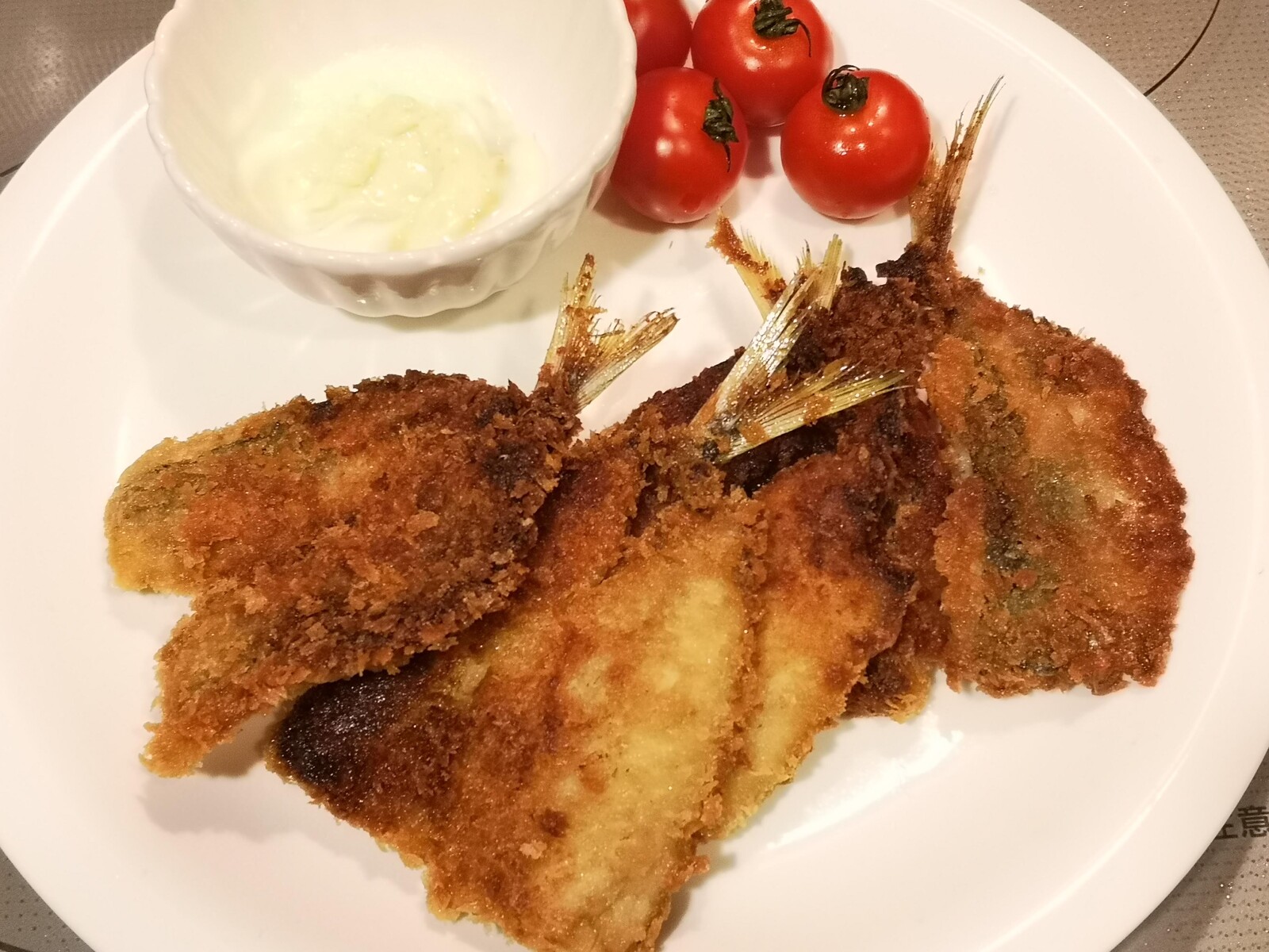 スナック感覚で アジフライ 辛子マヨネーズ添え 気まま料理で レシピとか Powered By ライブドアブログ