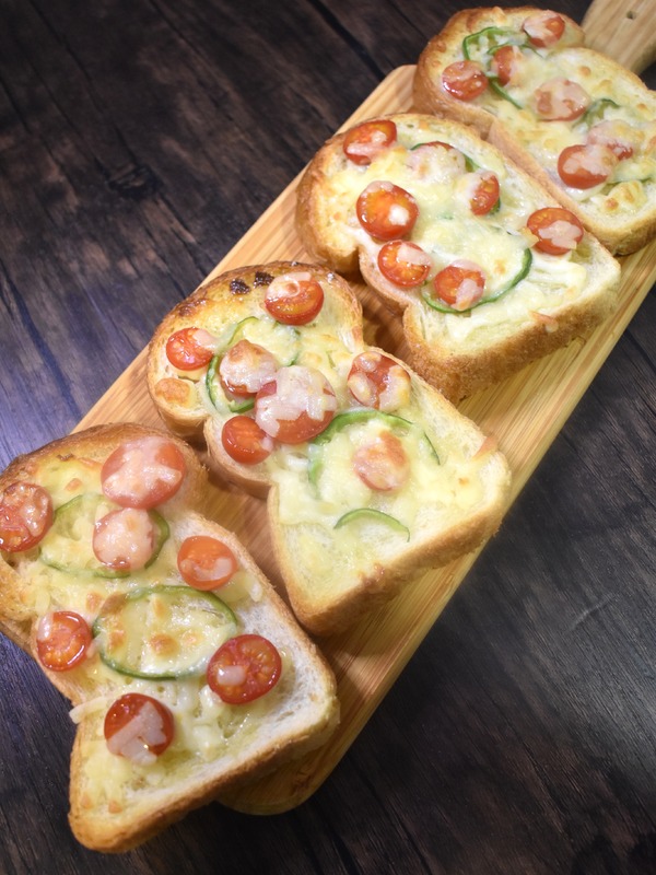 ミニトマトのフレッシュトースト (5)