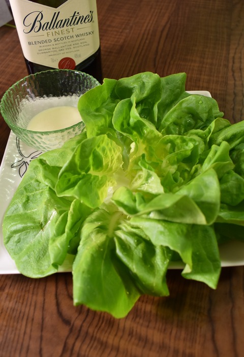 サラダ菜のちぎりサラダ (5)