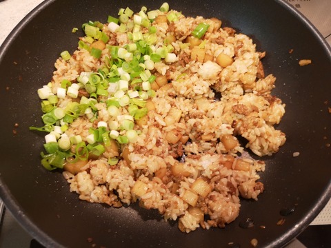 豚ひき肉と大根の和風炒飯 (10)