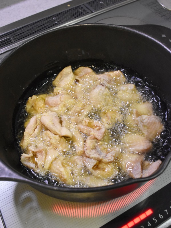 鶏皮の唐揚げ (5)