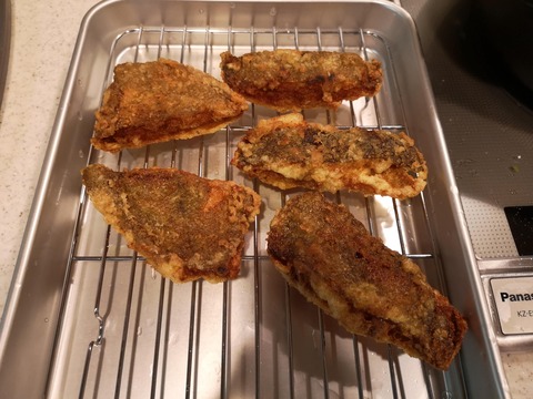 カレイのカレー揚げ (6)