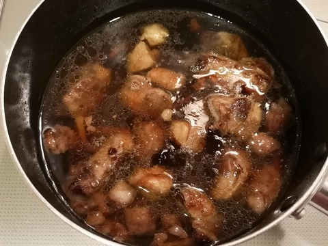 玉こんにゃくと義勇肉の煮物 (8)