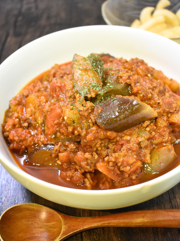 茄子ミートトマト (2)