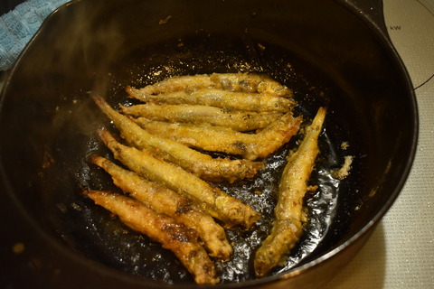 ししゃものカレー揚げ (5)