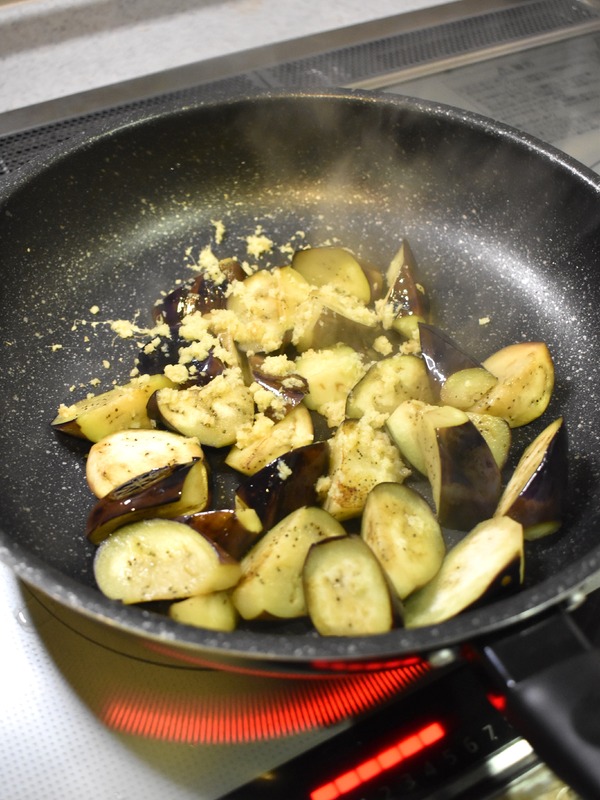 茄子の生姜しょうゆ炒め (4)