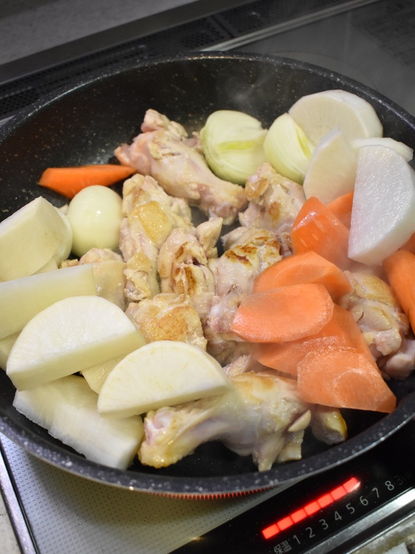 鶏手羽元の納豆のタレ煮 (4)