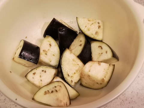 茄子の唐揚 (3)