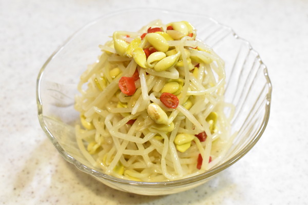 スパイシー豆もやし (6)
