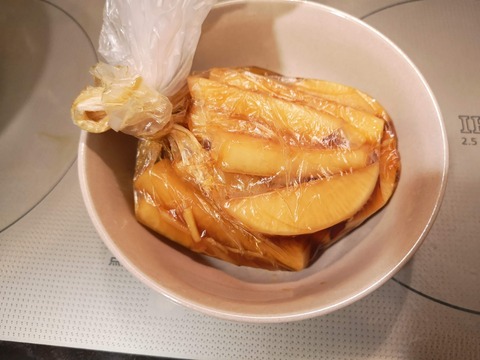 大根のピリ辛漬け (4)