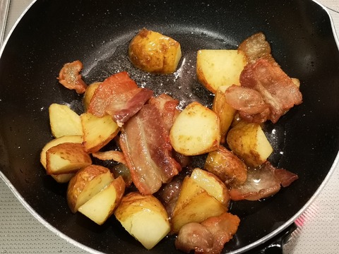 豚バラポテト焼き (5)