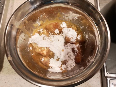 鶏むね肉の唐揚 (2)