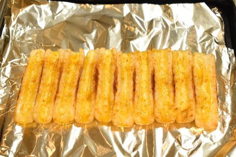 ちくわのカレーマヨネーズ焼き (4)