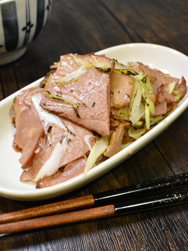 炙りねぎ焼き豚 (2)