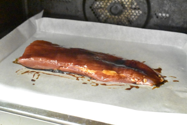 豚ヒレ肉のオイスターソース焼き (4)