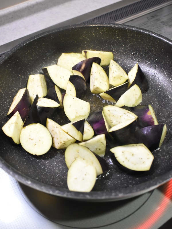 茄子の生姜しょうゆ炒め (3)