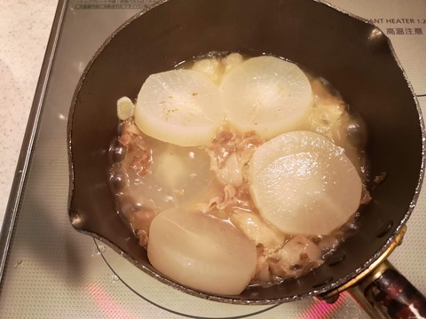 大根の豚肉のレモン煮 (8)