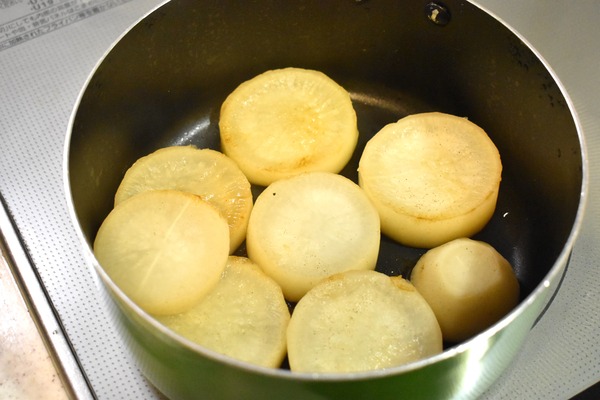 コンソメ大根のグリル (5)