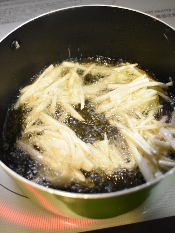 大根の皮のかき揚げ (5)