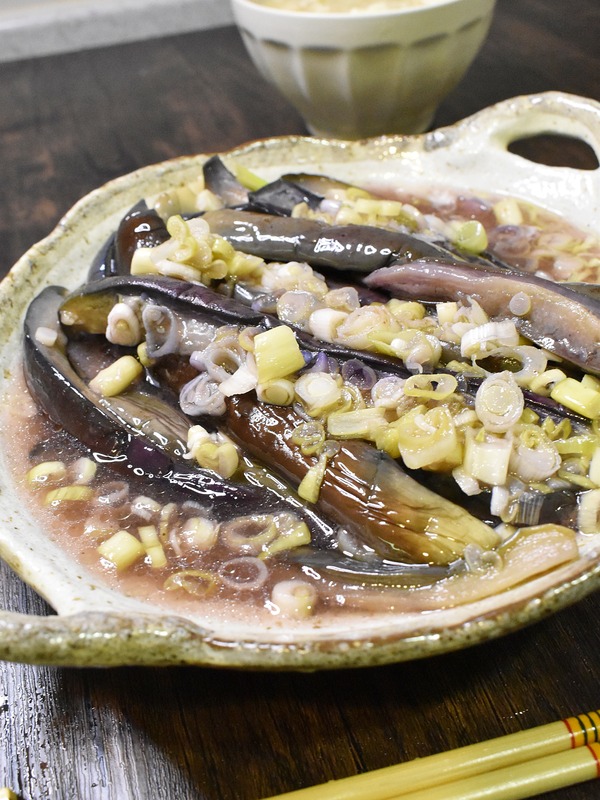 茄子の梅揚げびたし (2)