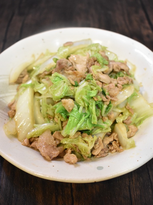 豚肉と白菜のオイスターソース炒め (6)