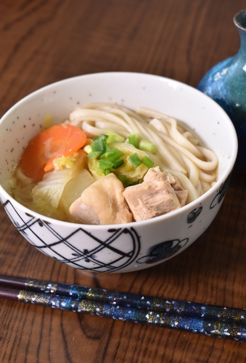 鶏味噌うどん (1)