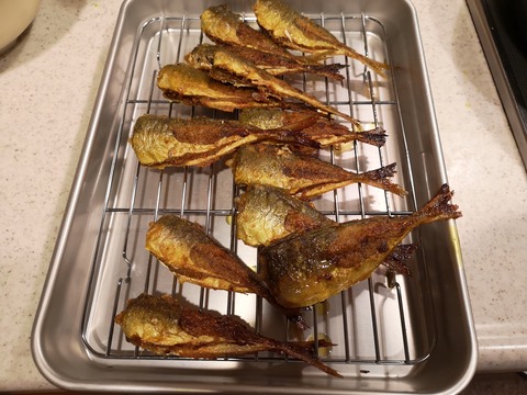 小鯵のカレー揚げ (8)