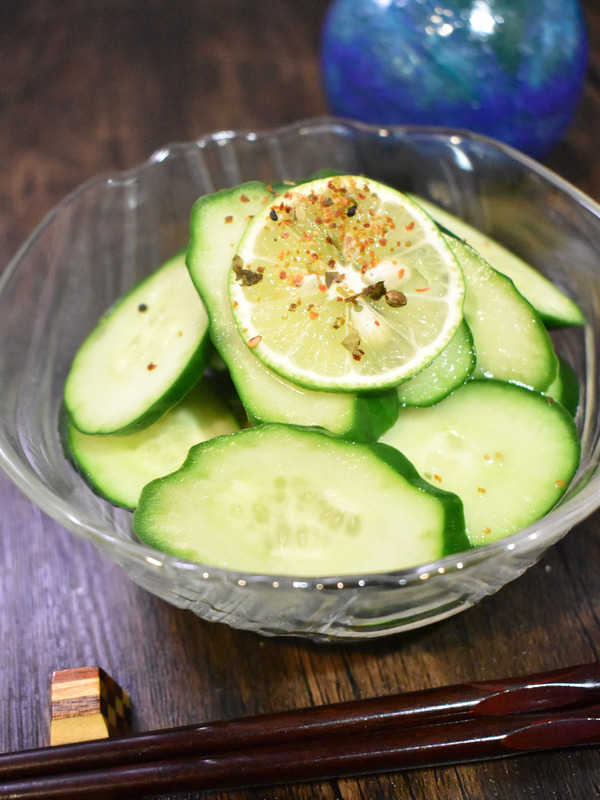 きゅうりのすだち和え (2)