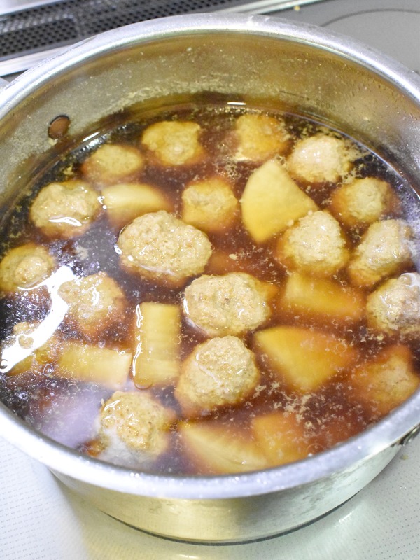 大根と肉団子の煮物 (7)