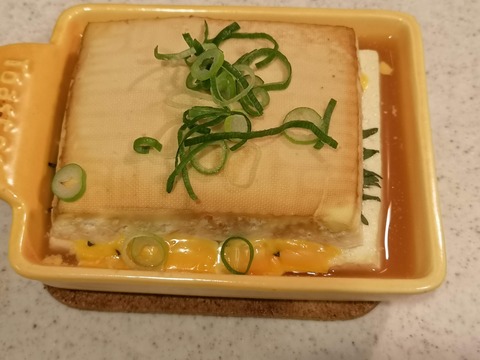 木綿豆腐のチーズ挟み焼き (8)