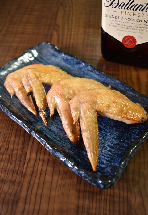 鶏場先のんにく塩焼き (1)