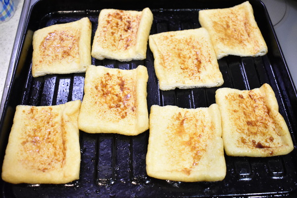 油揚げのねぎマヨ焼き (3)