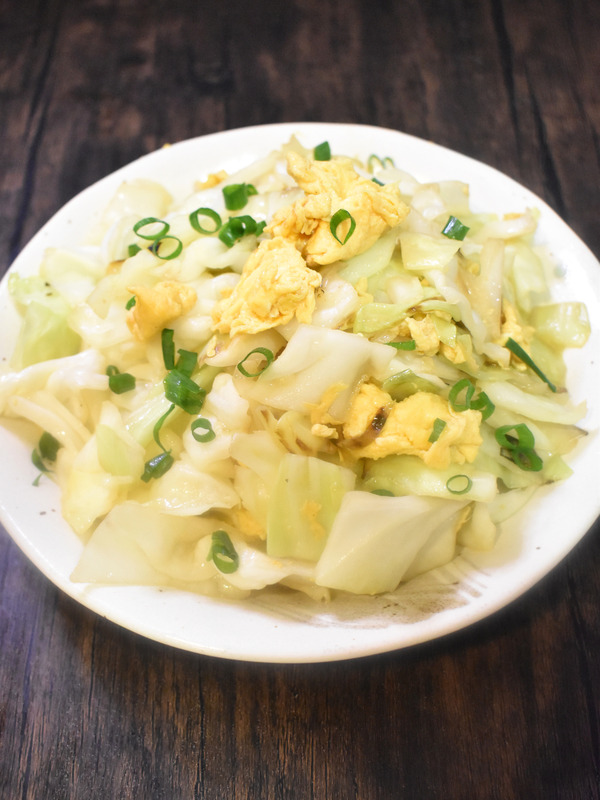 キャベツと卵の中華炒め (7)