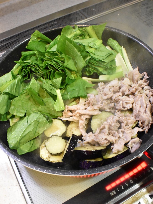 揚げ茄子と豚肉の甘辛炒め (5)